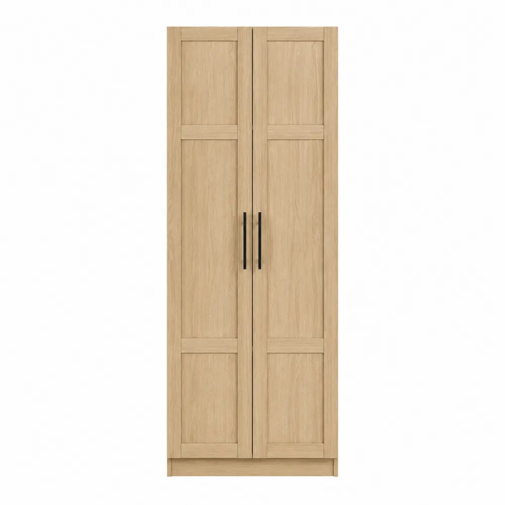 Armario de contrachapado con puertas dobles 180x75x40 cm