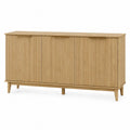 Aparador de Madera Roble 150x40x80 cm
